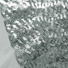 Tessuto micro paillettes in tinta unita – argento,  thumbnail number 6