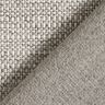 Tessuto da tappezzeria con struttura grezza – grigio chiaro | Resto 80cm,  thumbnail number 3