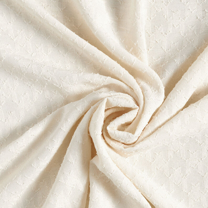 Jacquard Dobby pied de poule – bianco lana,  image number 5