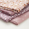jersey di cotone Fiorellini bicolori  – rosa antico scuro,  thumbnail number 5