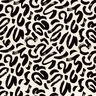 jersey di viscosa Pennellate astratte – crema/nero,  thumbnail number 1