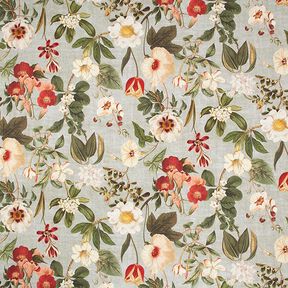 Tessuto arredo Tessuto canvas Fiori nostalgici – canna palustre, 