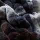 Batik con struttura a costine in pelle sintetica – grigio chiaro/blu,  thumbnail number 2