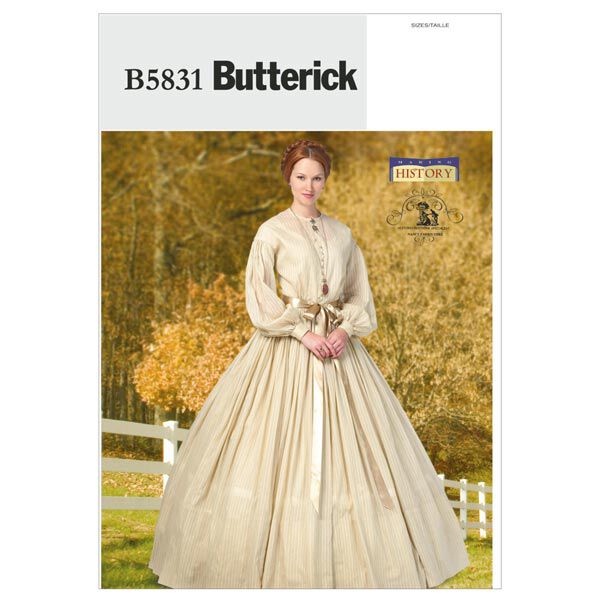 costume storico, Butterick 5831|34 - 42,  image number 1
