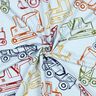 French terry, felpa estiva Veicoli da cantiere | Poppy Fabrics – azzurro baby/blu marino,  thumbnail number 3