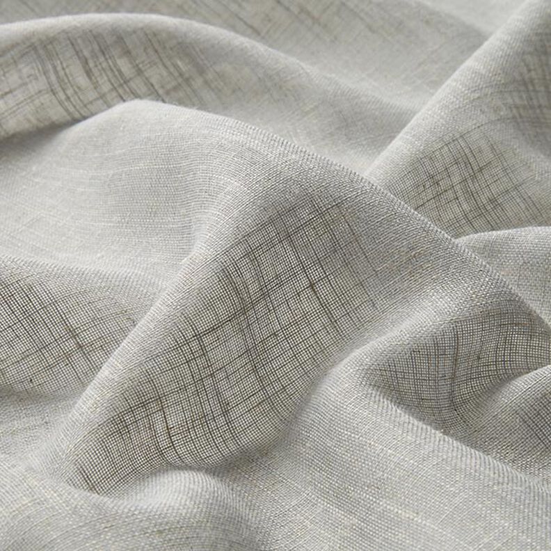 tessuto per tende, voile effetto lino 300 cm – grigio chiaro,  image number 2