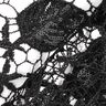 tessuto in pizzo con paillettes e bordo a smerlo – nero,  thumbnail number 4