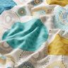 tessuto arredo mezzo panama cerchi – blu,  thumbnail number 2