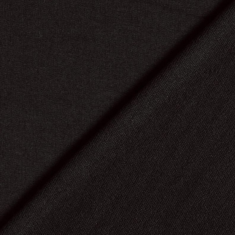 LENZING™ ECOVERO™ French Terry leggero – nero,  image number 3