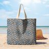 tessuto arredo mezzo panama Motivo leopardato astratto – blu/anacardo,  thumbnail number 8