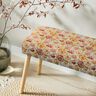 tessuto arredo gobelin Fiori di campo – beige chiaro/rosso carminio,  thumbnail number 5