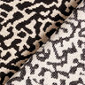 tessuto da rivestimento jacquard, motivo leopardato astratto, grande – nero/sabbia,  thumbnail number 4