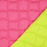 tessuto trapuntato Quadrati ondulati – fucsia neon/verde neon,  thumbnail number 1