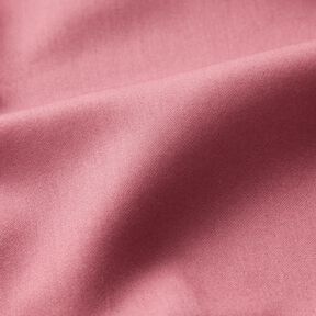 satin di cotone tinta unita – rosa antico scuro, 