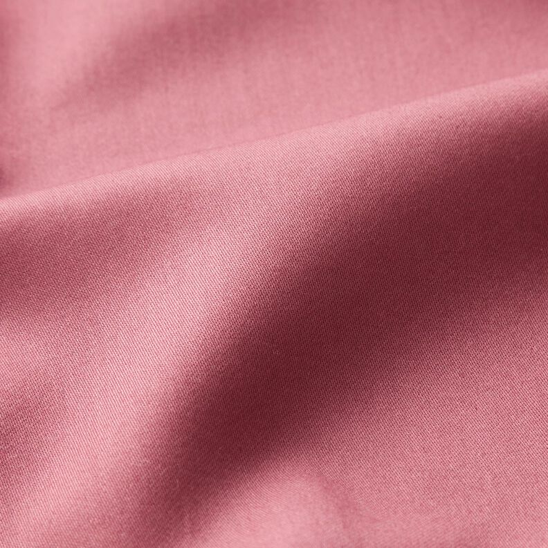 satin di cotone tinta unita – rosa antico scuro,  image number 3