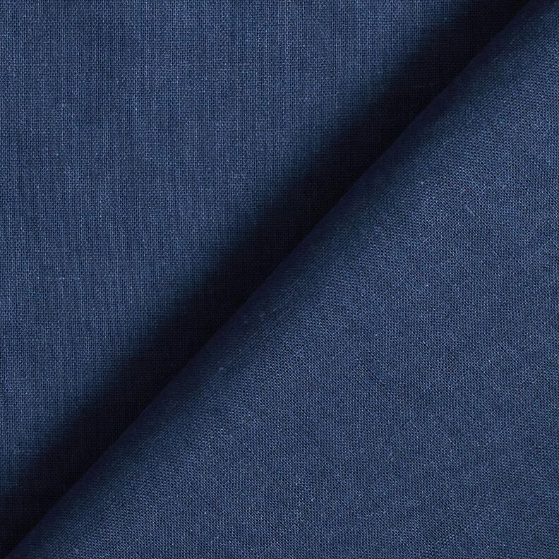 Misto lino-cotone lavato – blu notte,  image number 3