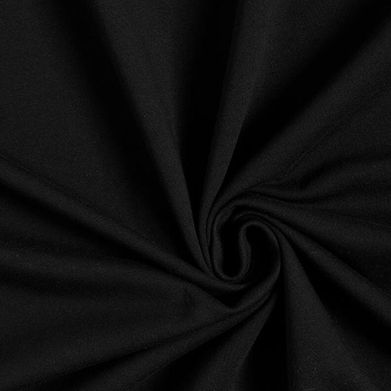 felpa di cotone leggera tinta unita &ndash; nero,  image number 1