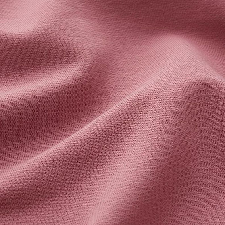 French terry leggero tinta unita – rosa antico scuro, image number 4