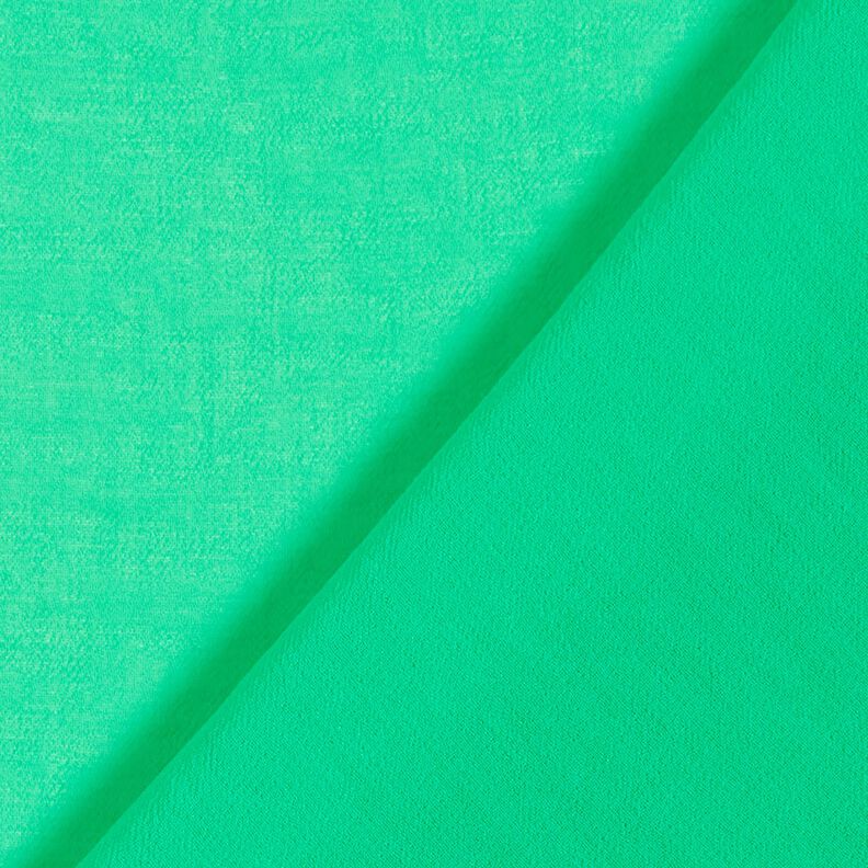 chiffon increspato tinta unita – verde smeraldo,  image number 3