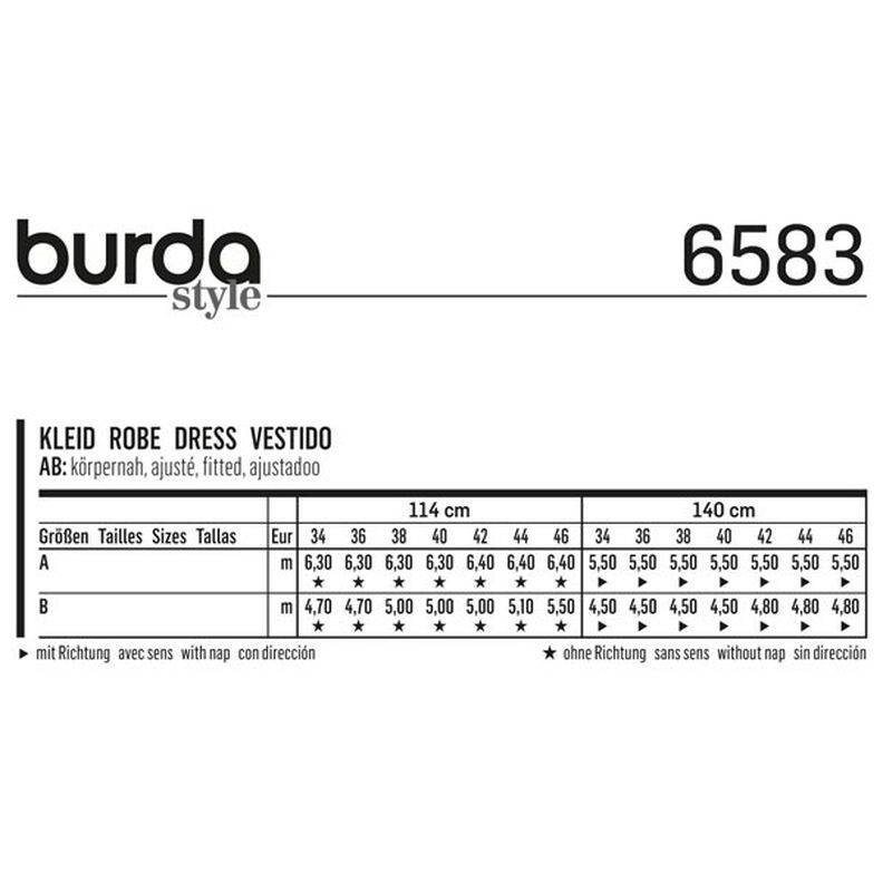 abito, Burda 6583,  image number 5