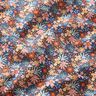 tessuto in cotone popeline piccoli fiori – indaco/rosa antico chiaro,  thumbnail number 2