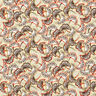 tessuto in cotone popeline Ginkgo astratto – cachi chiaro/terracotta,  thumbnail number 1