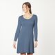 jersey di cotone medio tinta unita – colore blu jeans,  thumbnail number 7