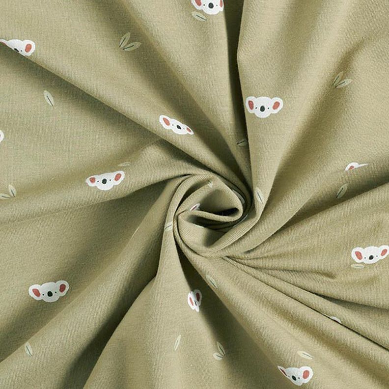 jersey di cotone teste di koala – pistacchio,  image number 3