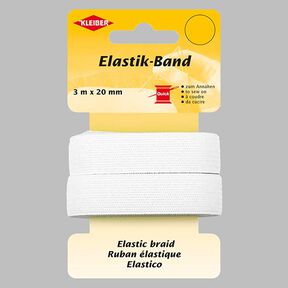 Elastico [3 m] – bianco | Kleiber, 