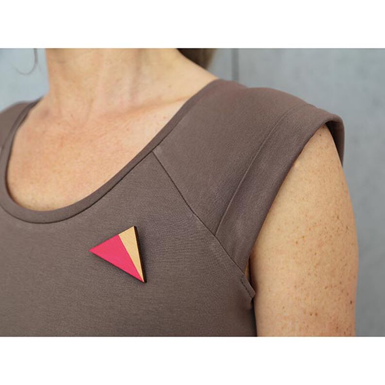 FRAU JOSY - canotta con cuciture tipo raglan e risvolti sulle spalle, Studio Schnittreif | XS - XL,  image number 6
