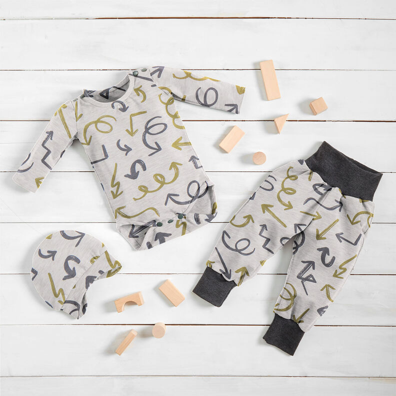 jersey di cotone Frecce selvagge | by Poppy naturale, image number 5