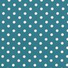 popeline di cotone grandi pois – petrolio/bianco,  thumbnail number 1