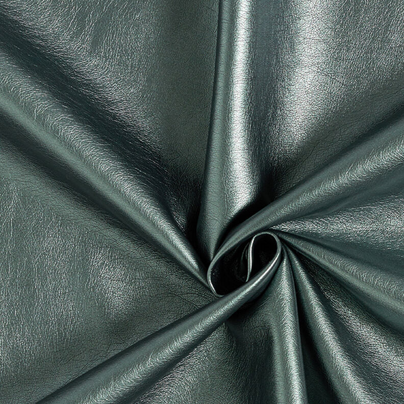 similpelle lucentezza, effetto metallizzato – verde scuro,  image number 1