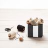 tessuto arredo tessuti canvas strisce – nero/bianco,  thumbnail number 9