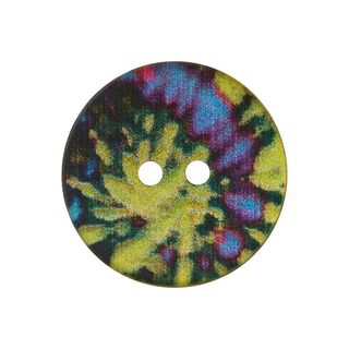 bottone in madreperla, 2 fori  – mix di colori, 