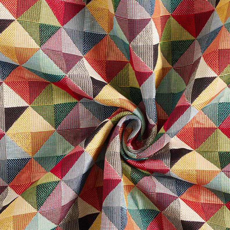 tessuto arredo gobelin losanghe retrò colorate,  image number 3