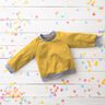 felpa di cotone leggera tinta unita – giallo sole | Resto 110cm,  thumbnail number 7