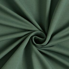 GOTS French terry, felpa estiva | Tula – verde oliva, 