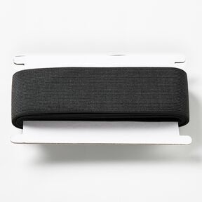 Nastro elasticizzato liscio [3 m | 50 mm] – nero, 