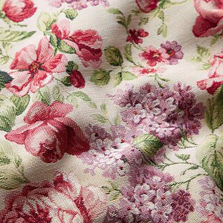 tessuto arredo gobelin fiori di rosa – sabbia, 