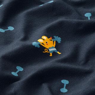 jersey di cotone topo possente | PETIT CITRON – blu notte, 