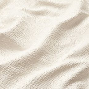 tessuto arredo Jacquard Diamanti decorativi 275 cm – bianco lana, 