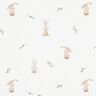 GOTS jersey di cotone Dolce coniglietto stampa digitale – avorio,  thumbnail number 1
