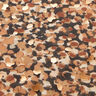 Chiffon increspato macchiato e pois dorati – marrone/oro effetto metallizzato,  thumbnail number 6