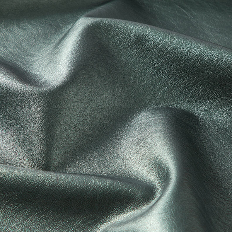 similpelle lucentezza, effetto metallizzato – verde scuro,  image number 2