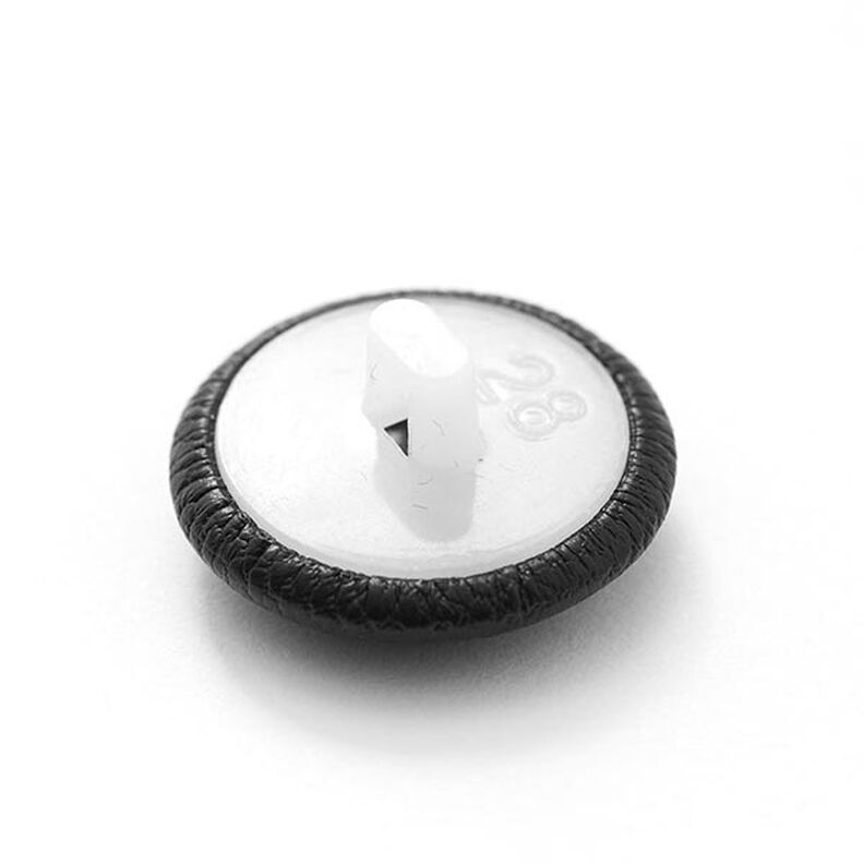 occhiello bottone in similpelle  – nero,  image number 3