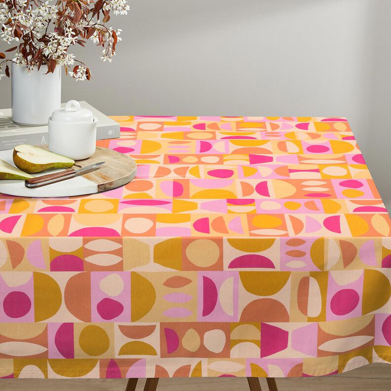tessuto arredo mezzo panama Variazioni colorate – giallo chiaro/violetto pastello, image number 9