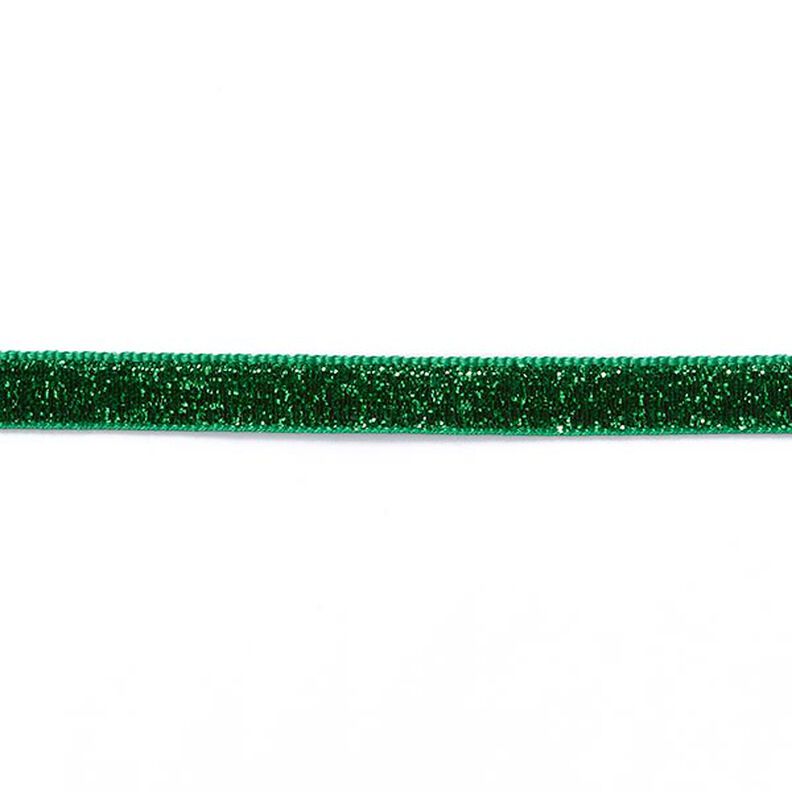 Nastro velluto Metallico [10 mm] – verde abete,  image number 2