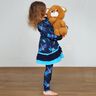 jersey di cotone Libellule | Glitzerpüppi – blu notte/turchese chiaro,  thumbnail number 6