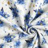 pile da montagna Stelle ad acquerello – naturale/indaco,  thumbnail number 3